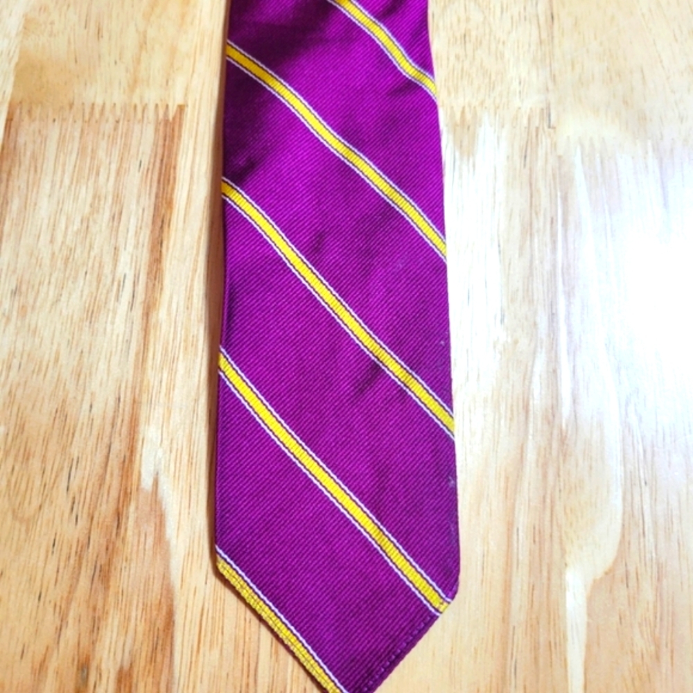 J.Crew Repp Tie. 100% Silk. Made In Italy